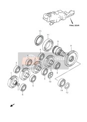 0926230124, Bearing (30X62X16), Suzuki, 0